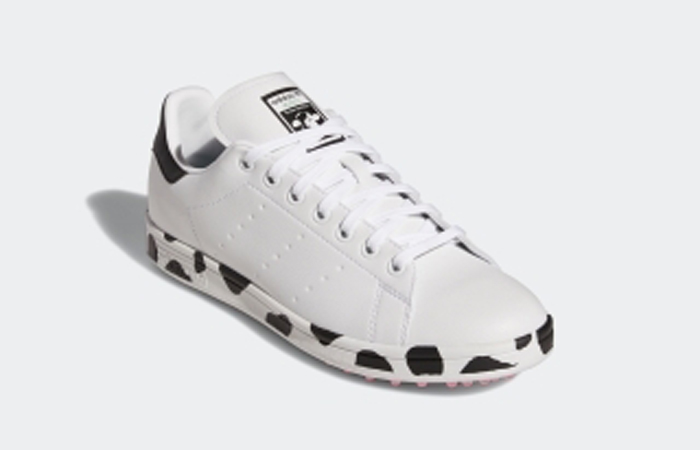 Stan Smith Primegreen Limited Edition Spikeless White GZ6481 FRONT CORNER