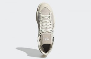 adidas Y3 Ajatu Court High Bliss Off White H05622 up