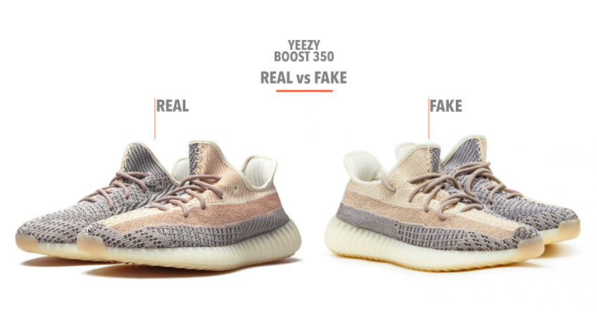 real vs fake yeezy boost 350