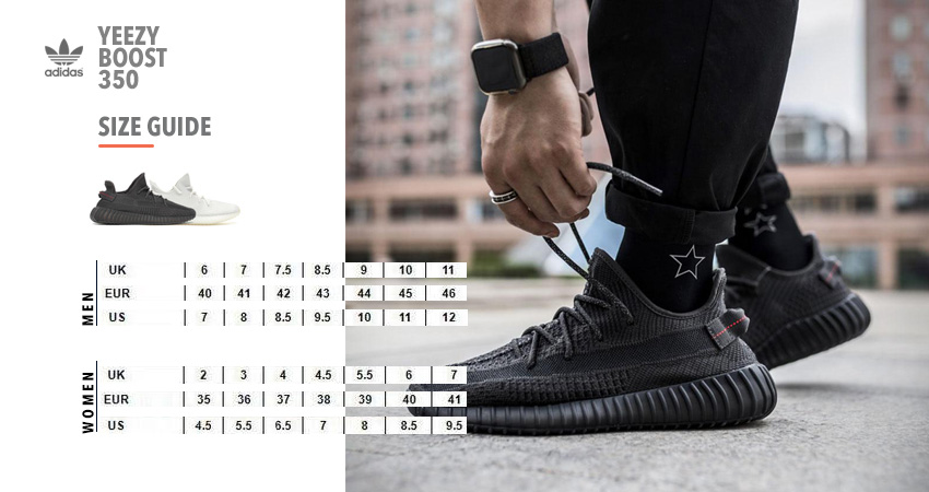 yeezy boost 350 size guide