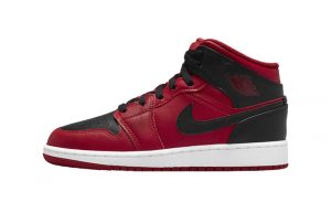 Air Jordan 1 Mid Reverse Bred Gym Red 554724-660 featured image