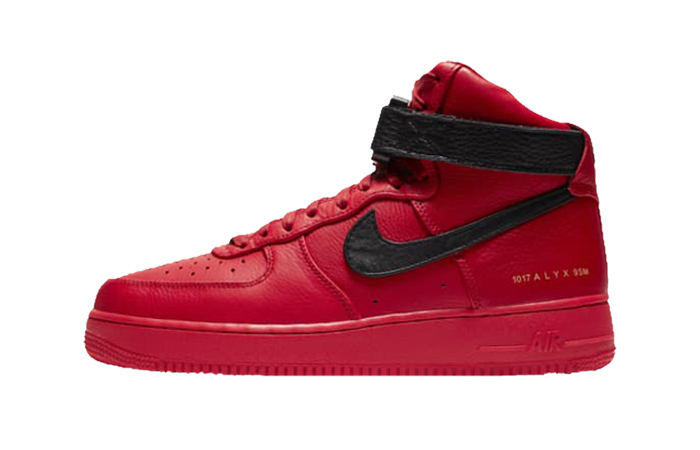 Alyx Nike Air Force 1 University Red Black CQ4018-601 featured image