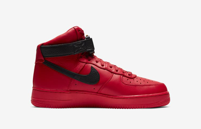 Alyx Nike Air Force 1 University Red Black CQ4018-601 right
