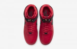 Alyx Nike Air Force 1 University Red Black CQ4018-601 up