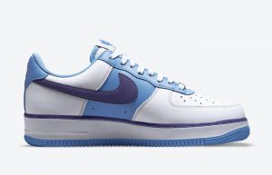NBA Nike Air Force 1 EMB Lakers White DC8874-101 right