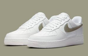 Nike Air Force 1 Glitter White DH4407-101 front corner