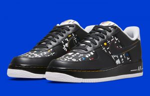 Nike Air Force 1 Hangul Day Black DO2704-010 front corner