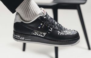 Nike Air Force 1 Hangul Day Black DO2704-010 onfoot 01