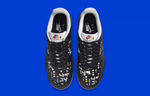 Nike Air Force 1 Hangul Day Black DO2704-010 up