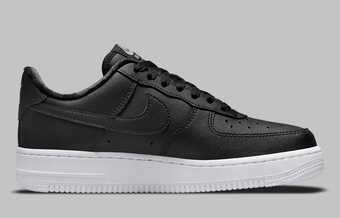 Nike Air Force 1 Low Black White Womens DD1525-001 right