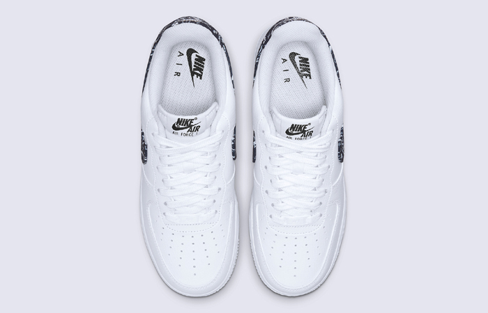 Nike Air Force 1 Low White Black Womens DH4406-101 up