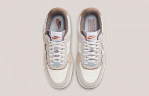 Nike Air Force 1 Shadow Pale Ivory Womens DO7449-111 up