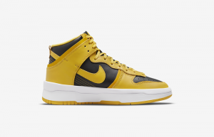 Nike Dunk High Up Black Gold Womens DH3718-001 right