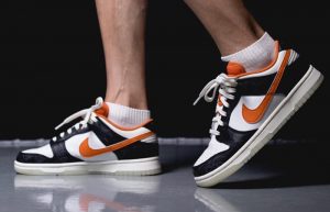 Nike Dunk Low Halloween White Vibrant Green DD3357-100 on foot 02