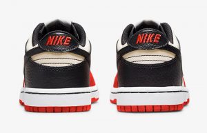 Nike Dunk Low Sail Red GS DC9564-100 back
