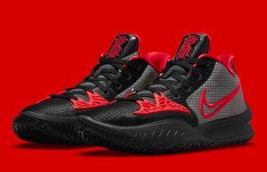 Nike Kyrie Low 4 Black Red CW3985-006 front corner