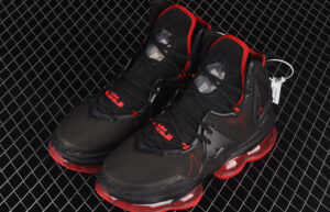 Nike LeBron 19 Black Red DC9340-001 02