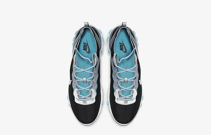 Nike React Element 55 SE Black Teal BV1507-001 up