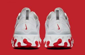 Nike React Element 55 White Red BQ6167-102 back