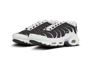 Nike TN Air Max Plus Black Metallic Pewter CT1094-102 front corner