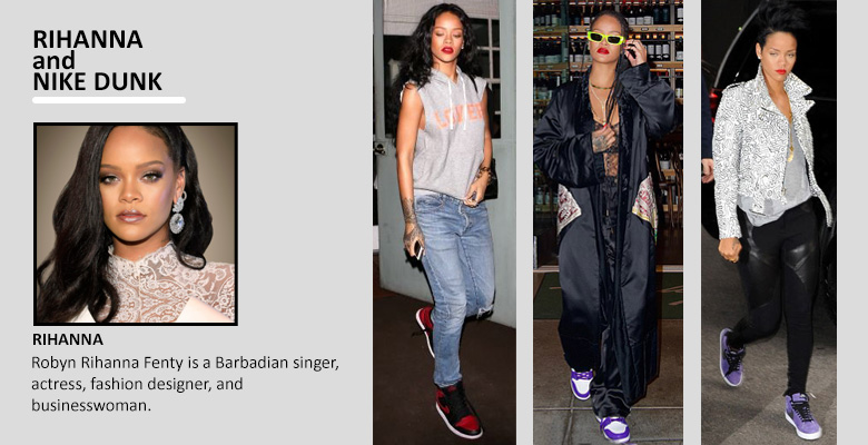 Rihanna and nike dunk