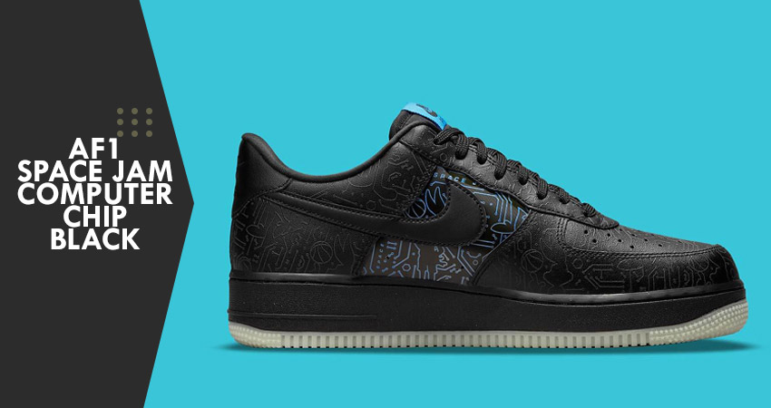 Space Jam Nike Air Force 1 Low Computer Chip Black DH5354-001