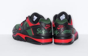 Supreme Nike Air Cross Low Black Green CJ5291-001 back