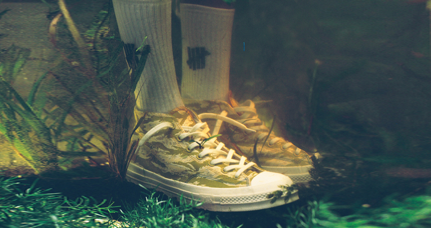 UNDEFEATED x Converse Chuck 70 Mid in Forest and Desert Colourways 01