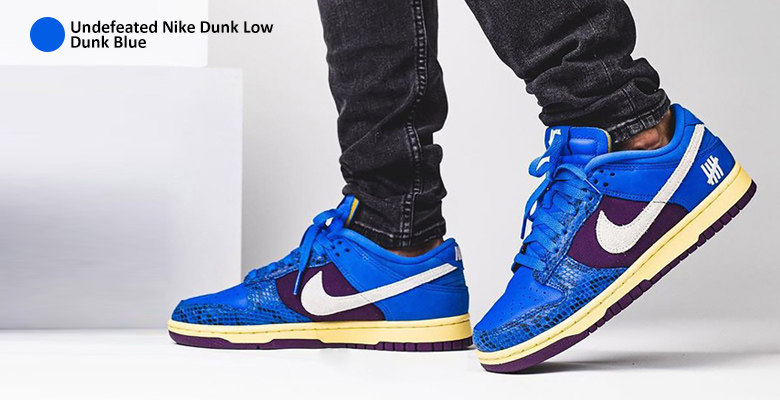 Undefeated Nike Dunk Low Dunk Blue DH6508-400