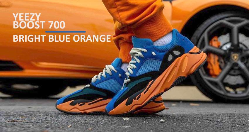 adidas Yeezy Boost 700 V1 Bright Blue Orange