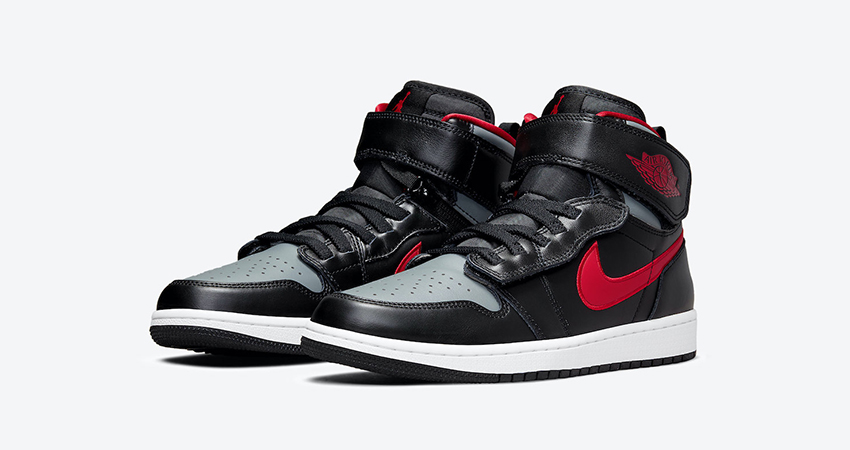 Air Jordan 1 High FlyEase in Smoke Grey and Red Unveiled 02