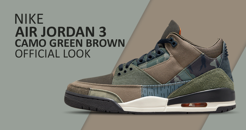 Air Jordan 3 Camo Green Brown will Rock Your Holidays
