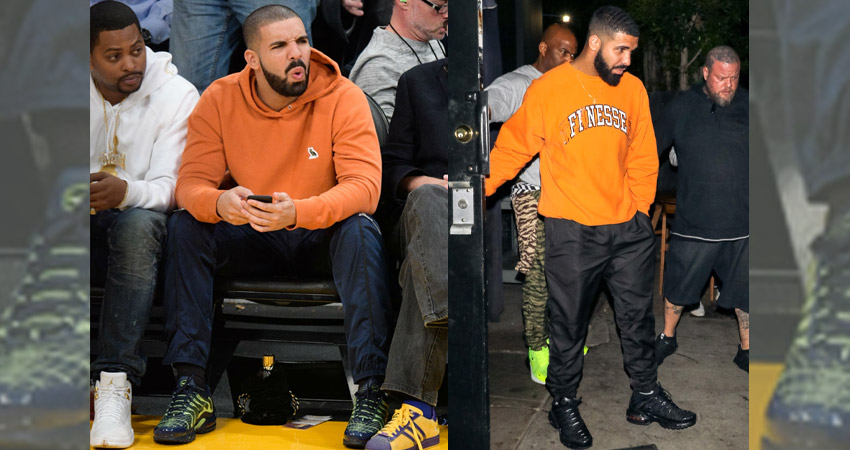 Aubrey Drake Graham spotted with Air Max Plus
