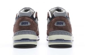 New Balance 991 Made in UK Brown Navy M991BNG back
