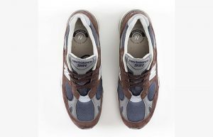 New Balance 991 Made in UK Brown Navy M991BNG up