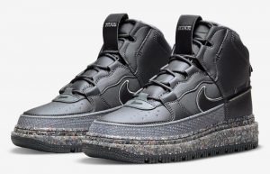 Nike Air Force 1 Boot Crater Smoke Grey DD0747-001 front corner