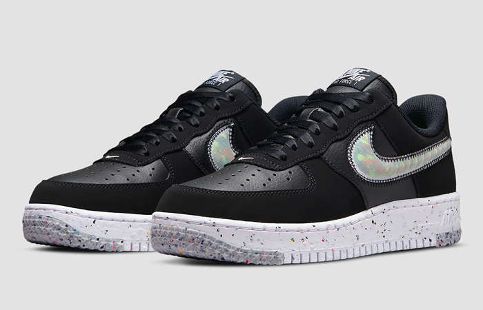 Nike Air Force 1 Crater Black DH0927-001 front corner