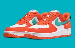 Nike Air Force 1 Low Athletic Club White Orange DH7568-800 front corner
