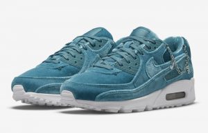 Nike Air Max 90 Lucky Charms Ash Green DO2194-001 front corner
