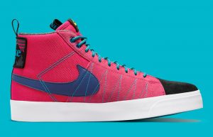 Nike Blazer Mid Acclimate Berry Red Blue DC8903-600 right