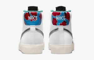 Nike Blazer Mid GS White Metallic Silver DQ7773-100 back