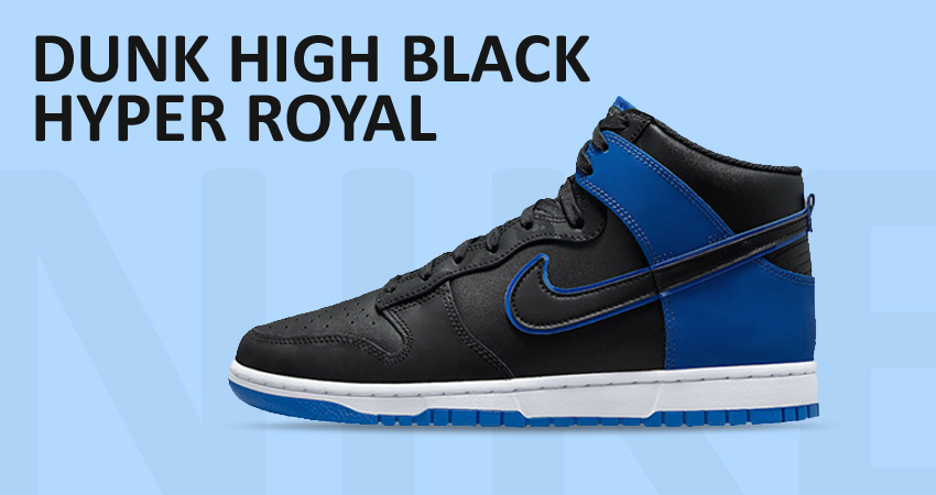 Nike Dunk High Black Hyper Royal Release Update