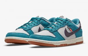 Nike Dunk Low Toasty GS Rift Blue DC9561-400 front corner