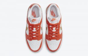 Nike Dunk Low University Gold Womens DQ4690-800 up