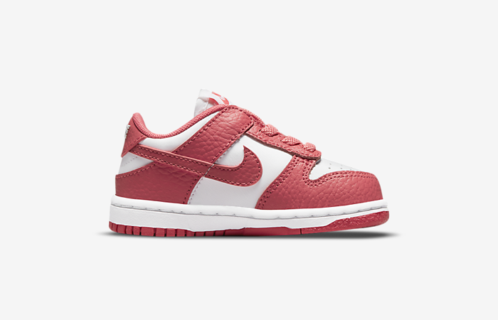 Nike Dunk Low White Archeo Pink Toddler DC9562-111 right