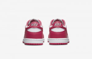Nike Dunk Low White Archeo Pink Younger Kids DC9564-111 back