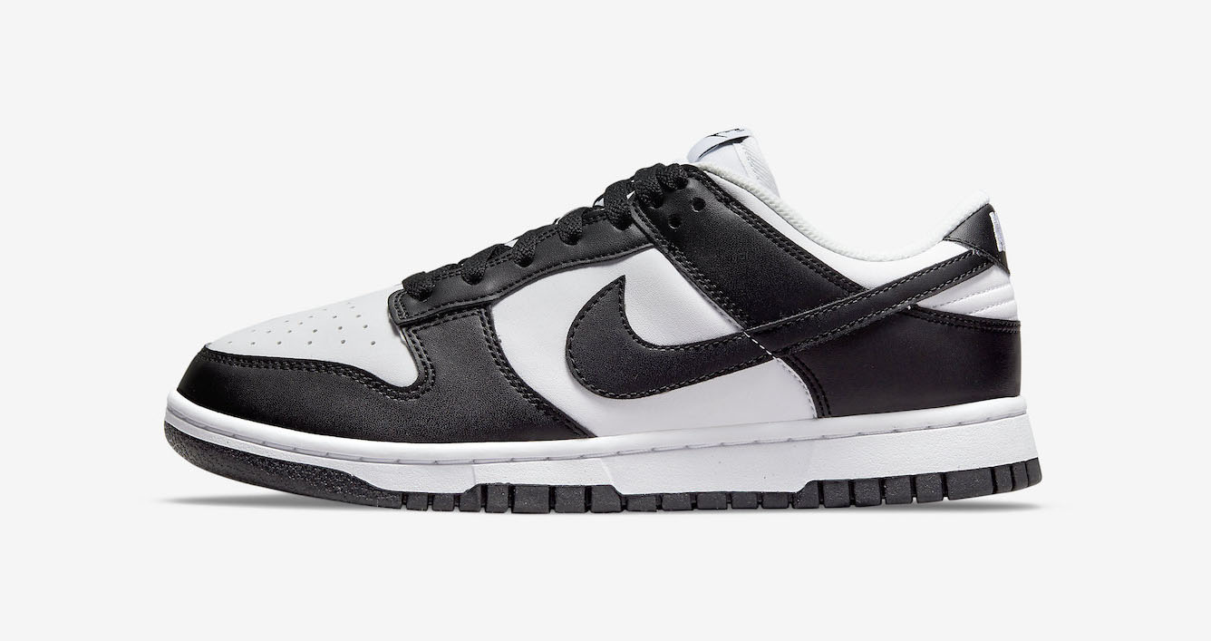 Nike Dunk Low White Black in Sustainable Material 01