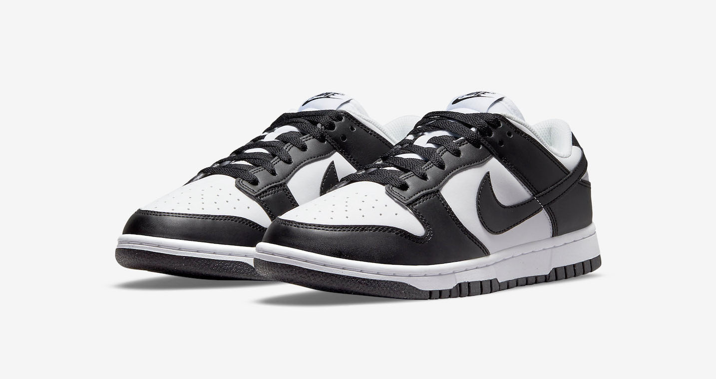 Nike Dunk Low White Black in Sustainable Material 02