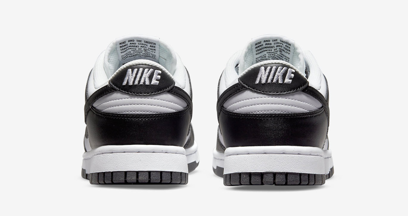 Nike Dunk Low White Black in Sustainable Material 04