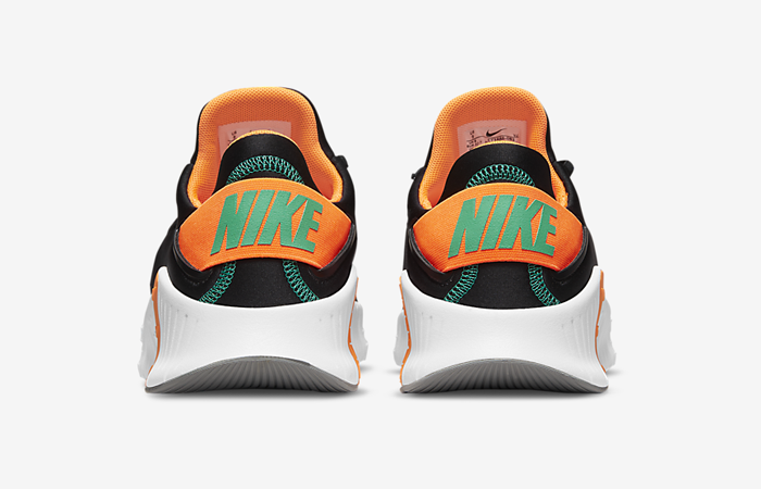 Nike Free Metcon 4 Black Total Orange CT3886-083 back